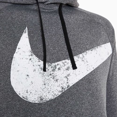 Мъжки суитшърт Nike Therma-FIT Fitness black/heather/black/white