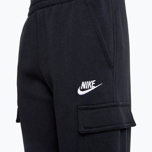 Детски панталон Nike Sportswear Club Fleece black/black/white
