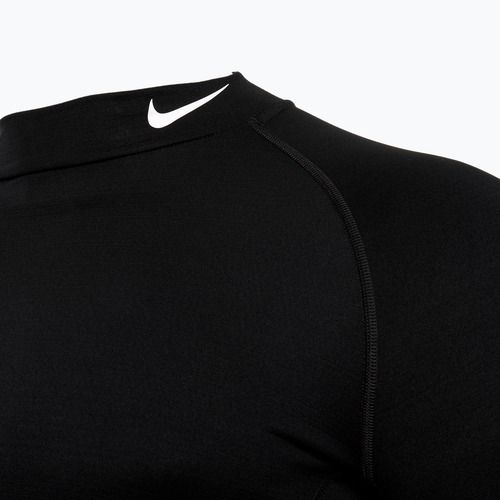 Мъжка блуза с дълъг ръкав за тренировка Nike Pro Dri-Fit Warm black/white