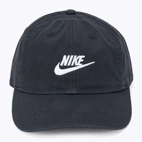 Детска бейзболна шапка Nike Club Unstructured Futura Wash white/black