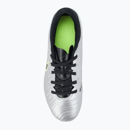 Детски футболни обувки Nike Tiempo Legend 10 Academy FG/MG metallic silver/volt/black