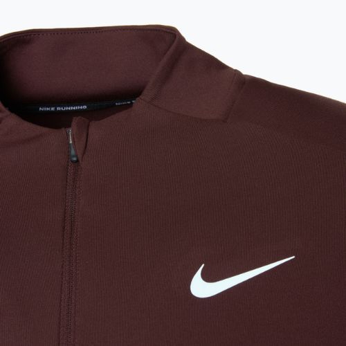 Мъжка блуза с дълъг ръкав за бягане Nike Dri-FIT Element 1/2-Zip burgundy crush