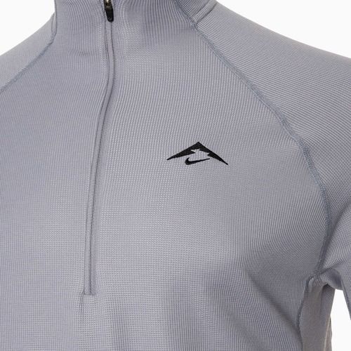Мъжки суитшърт за бягане Nike Trail Dri-Fit 1/2 Zip cement grey/black