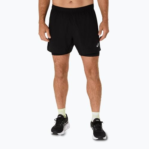 Мъжки шорти за бягане ASICS Core 2N1 5IN performance black/performance black