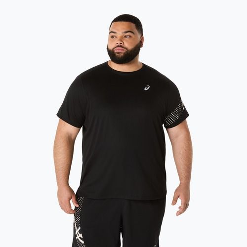 Мъжка тениска за бягане ASICS Icon SS Top performance black