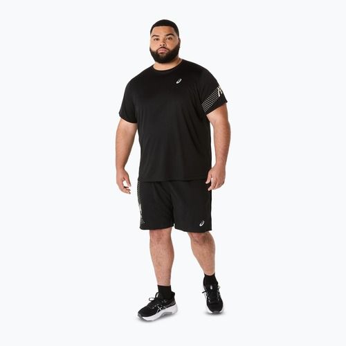 Мъжка тениска за бягане ASICS Icon SS Top performance black