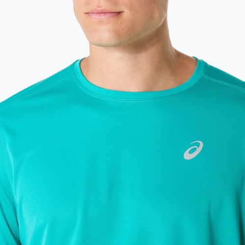 Мъжка тениска за бягане ASICS Icon SS Top wave teal