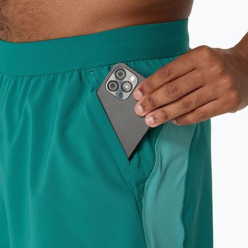 Мъжки къси панталони за бягане ASICS Road 5IN rainy lake/light teal