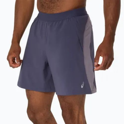 Мъжки къси панталони за бягане ASICS Road 7IN indigo fog/lavender grey