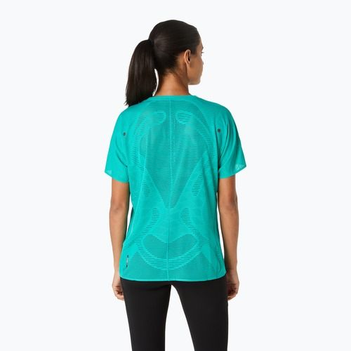 Дамска тениска за бягане ASICS Metarun SS Top wave teal