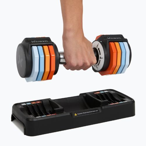 Комплект регулируеми дъмбели XTREXO 2 x 5 kg multicolor