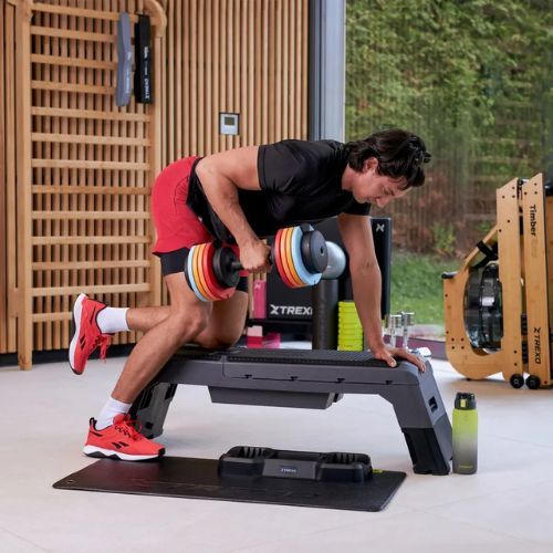 Регулируем дъмбел TREXO 25 kg multicolor