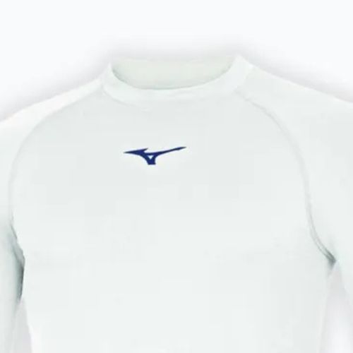 Мъжка блуза с дълъг ръкав за бягане Mizuno Uni Core white/ navy
