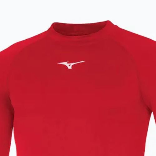 Мъжка блуза с дълъг ръкав за бягане Mizuno Uni Core red/white