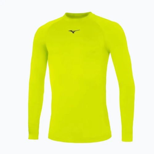 Мъжка блуза с дълъг ръкав за бягане Mizuno Uni Core yellow/ navy