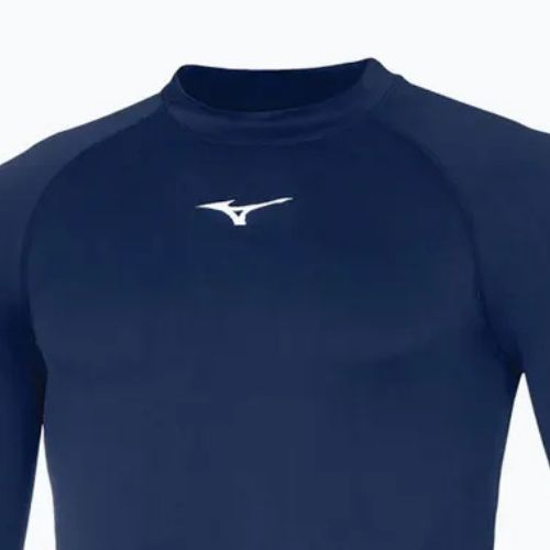 Мъжка блуза с дълъг ръкав за бягане Mizuno Uni Core navy/white 