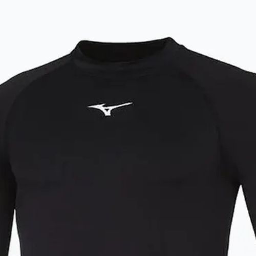 Мъжка блуза с дълъг ръкав за бягане Mizuno Uni Core black/white