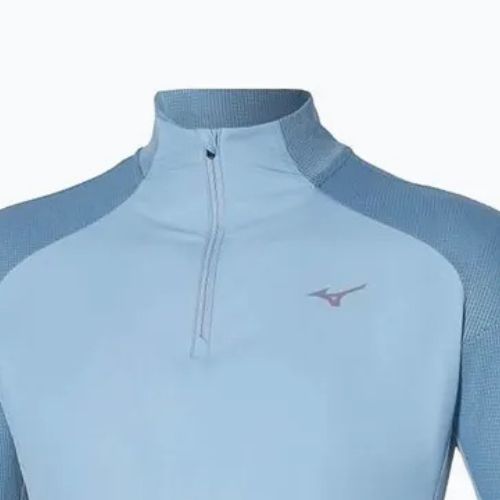 Мъжка блуза с дълъг ръкав за бягане Mizuno Hybrid parisian blue