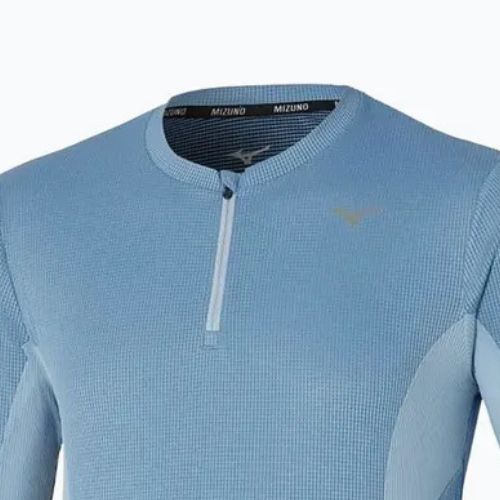 Мъжка блуза с дълъг ръкав за бягане Mizuno Dryaeroflow Half Zip parisian blue