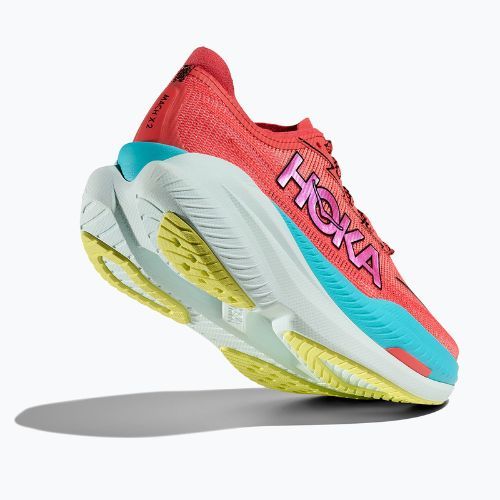 Мъжки обувки за бягане HOKA Mach X 2 grapefuit/electric coral