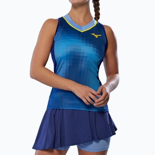 Дамска тениска Mizuno Frontier Tank W bellwether blue