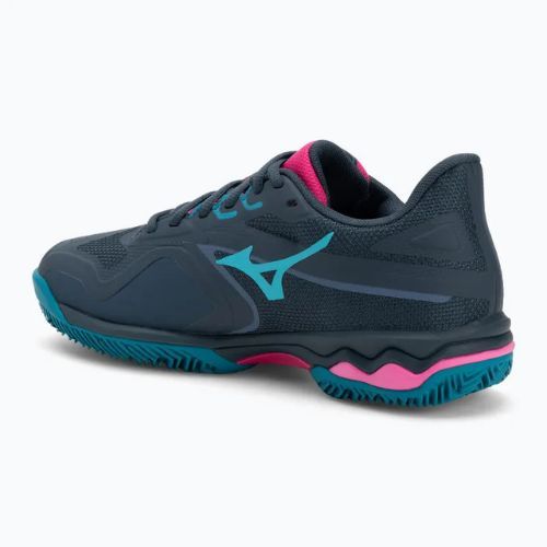 Дамски обувки за падел Mizuno Wave Exceed Light 2 midnight navy/ fuchsia purple/ emamel blue