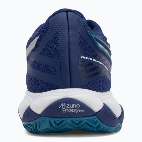 Мъжки обувки за тенис Mizuno Wave Enforce Tour 2 CC bellwether blue/ white/ fjord blue