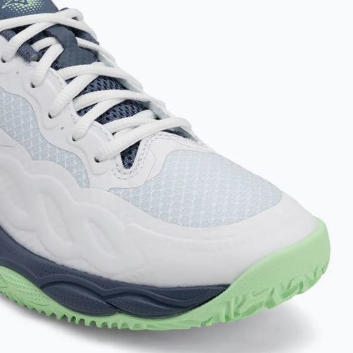 Мъжки обувки за тенис Mizuno Wave Enforce Court CC бели/ vintage indigo/ neo mint