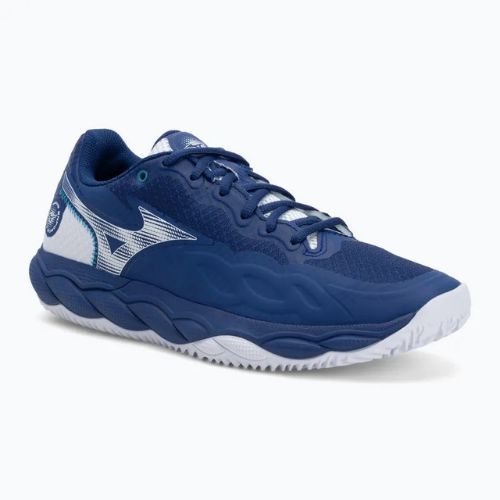 Мъжки обувки за тенис Mizuno Wave Enforce Court CC bellwether blue/ white/ fjord blue