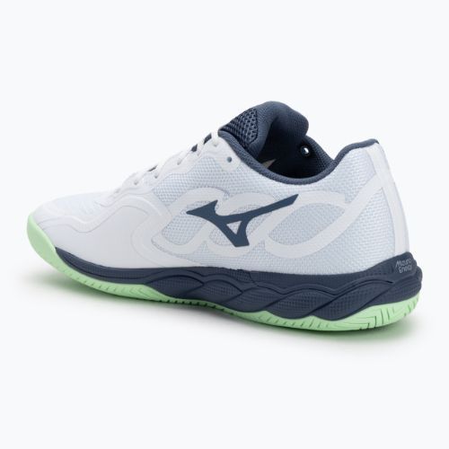 Мъжки обувки за тенис Mizuno Wave Enforce Court AC white/ vintage indigo/ neo mint