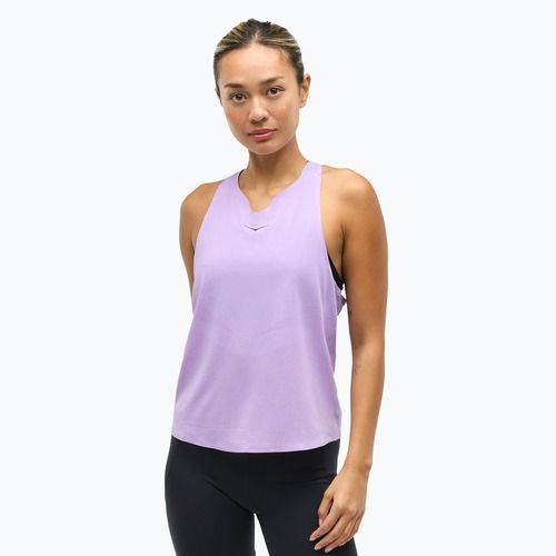 Дамска тениска за бягане HOKA Race Day Singlet aster flower