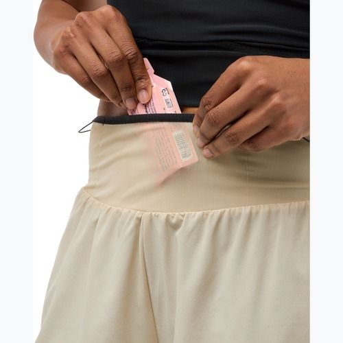 Къси панталони за бягане за жени HOKA Skyglide oatmeal