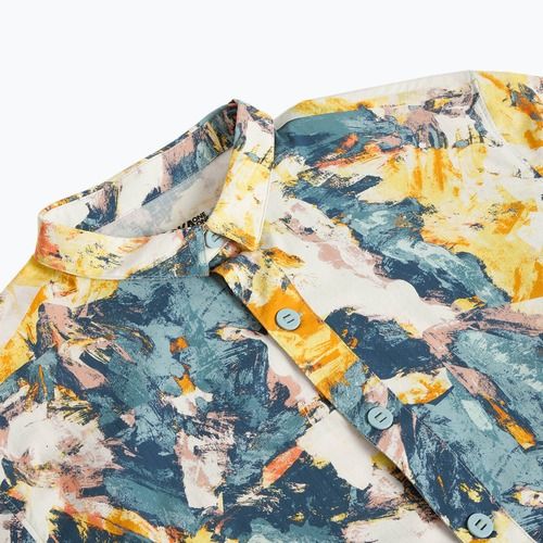 Тениска за бягане HOKA SkyRun Polo sun run print