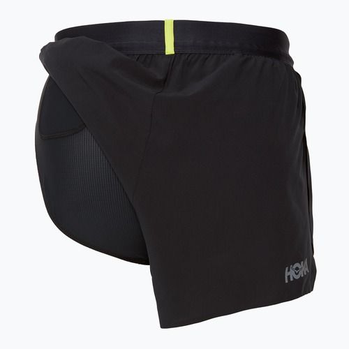 Мъжки къси панталони за бягане HOKA Race Day Split black