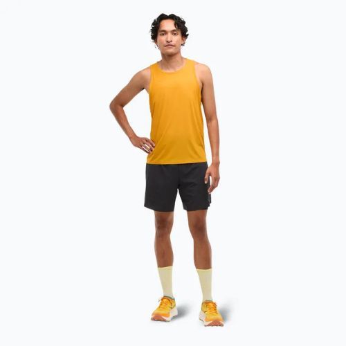 Мъжки потник за бягане HOKA Airolite Run Tank varsity yellow