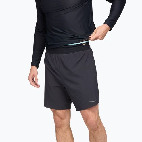 Мъжки къси панталони за бягане HOKA Skyglide black