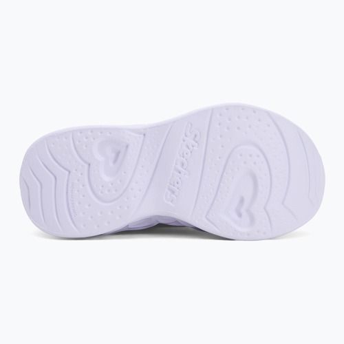 Детски обувки SKECHERS Heart Lights Retro Hearts navy leather/multi trim