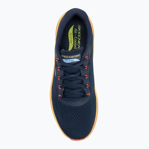 Мъжки обувки SKECHERS Arch Fit 2.0 navy leather/multi trim