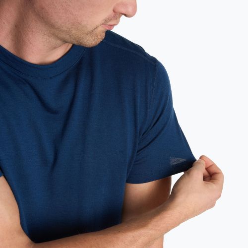 Мъжка термотениска WOOLCANO Merino 100% TEE0546 navy blue
