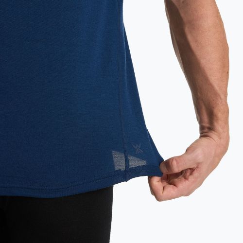Мъжка термотениска WOOLCANO Merino 100% TEE0546 navy blue