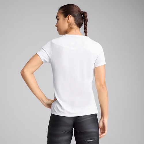 Дамска тениска за бягане Puma Run Graphic Mesh Tee puma white