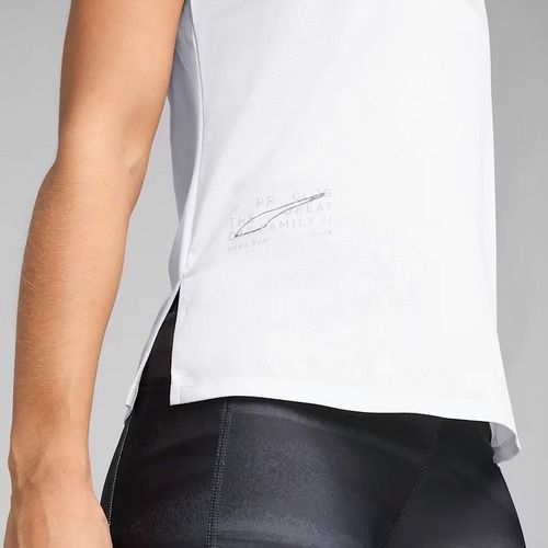 Дамска тениска за бягане Puma Run Graphic Mesh Tee puma white