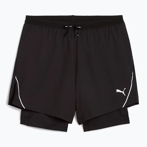 Мъжки къси панталони за бягане Puma Run Ultrawave 2IN1 5“ puma black