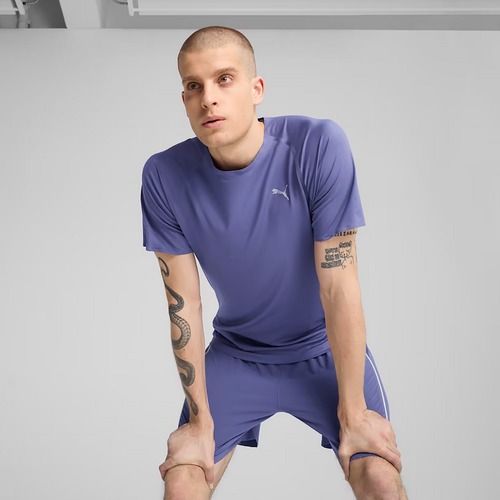 Мъжка тениска за бягане PUMA Run Cloudspun Tee blue crystal