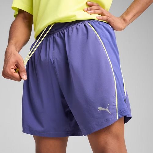 Мъжки къси панталони за бягане Puma Run Velocity 5" blue crystal