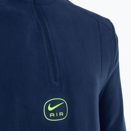 Мъжки Nike Swoosh Air Polar Fleece Half Zip Top midnight navy/ volt