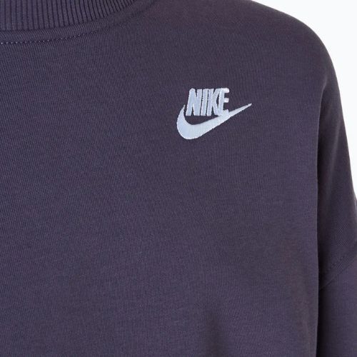 Детски суитшърт Nike Sportswear Club Fleece dark raisin / white