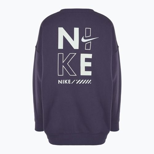 Дамски суитшърт Nike Sportswear Oversized Crew-Neck dark raisin
