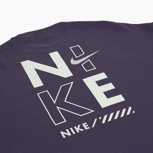 Дамски суитшърт Nike Sportswear Oversized Crew-Neck dark raisin
