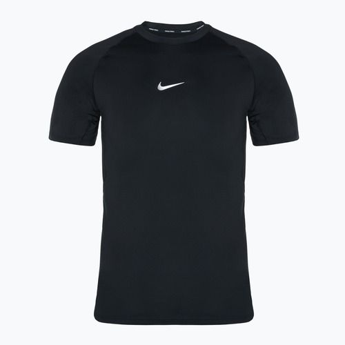 Мъжка тренировъчна тениска Nike Pro Dri-FIT Slim SS черно/бяло